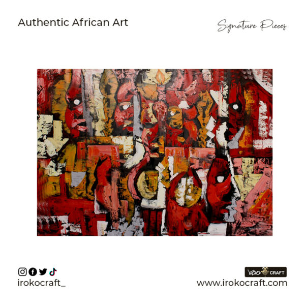 African Carved Abstract